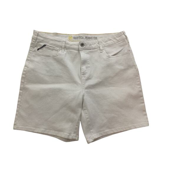 Nautical Jeans Co. Men's Deck Short stretch-cotton twill size 18 white - Picture 2 of 8